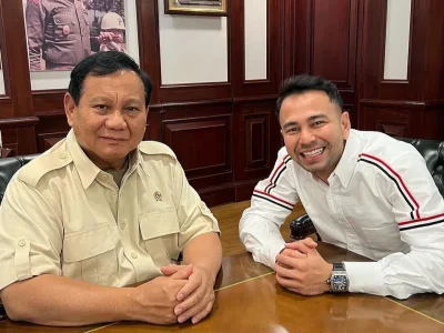 Raffi Ahmad dan Presiden Prabowo Subianto (Foto: Instagram/raffinagita1717)
