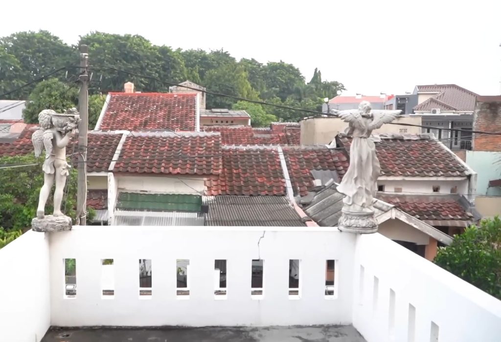 Rooftop rumah Jeremy Teti (Tangkap layar YouTube/deHakims Story)