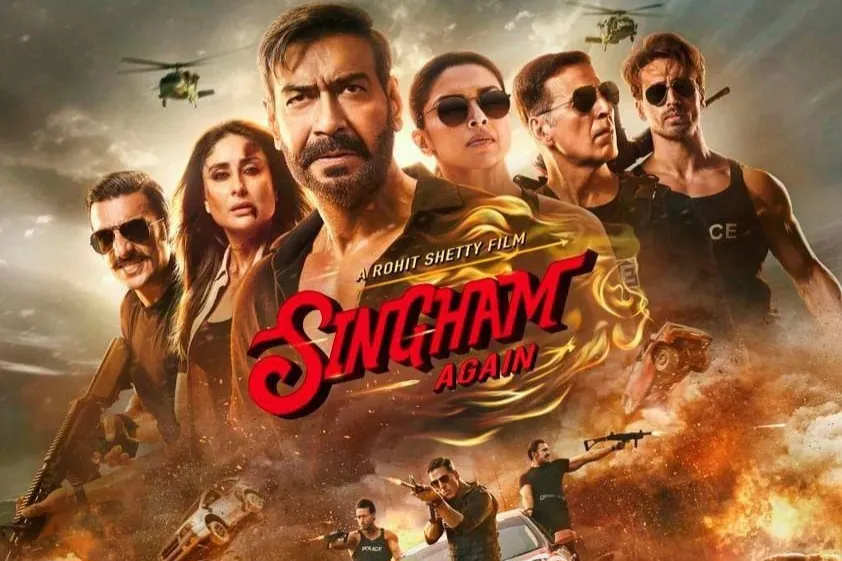 Film Bollywood ‘Singham Again’, Aksi Para Polisi Masih Berlanjut