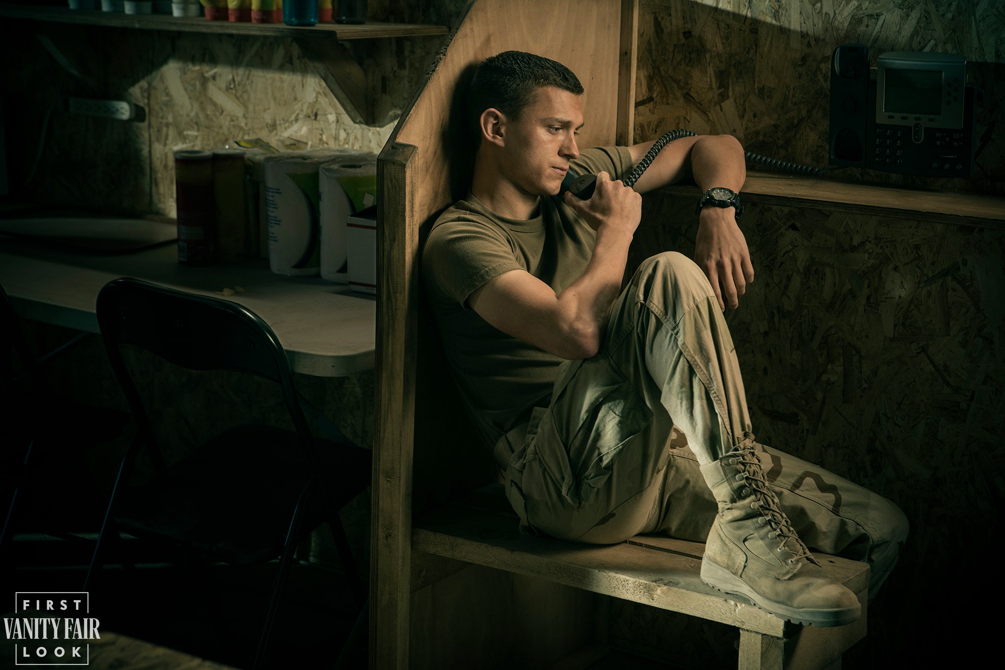 Peran tentara di film 'Cherry' (Foto: Apple+ TV)