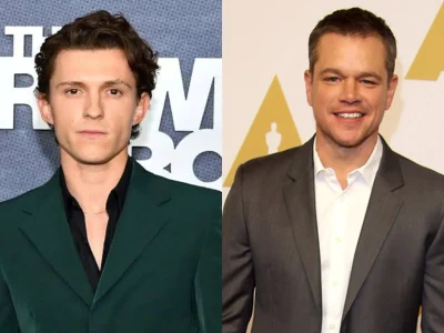 Tom Holland dan Matt Damon akan berbagi layar di film terbaru garapan Christopher Nolan (Foto: kolase dari Getty Images)