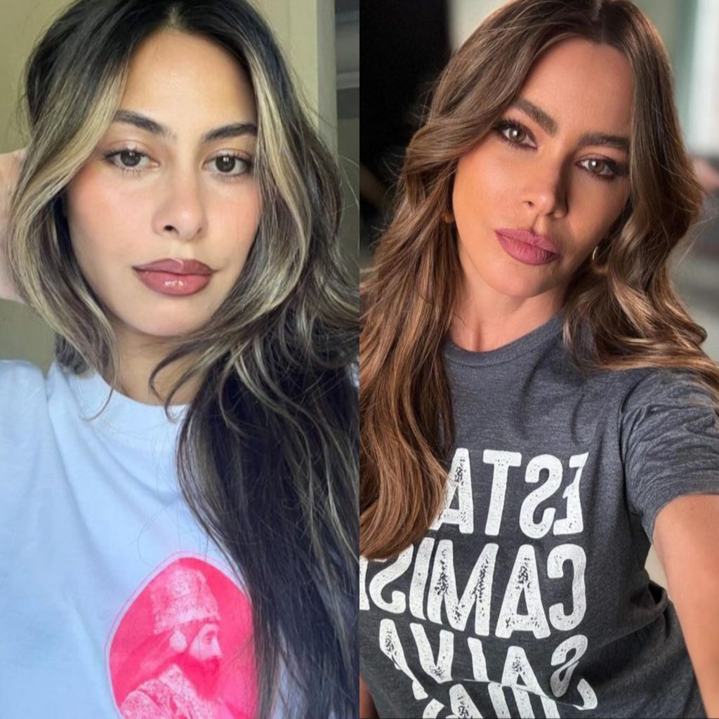 Potret kemiripan Valerie Thomas dan Sofia Vergara (Foto: kolase dari Instagram/valerieethomas dan Instagram/sofiaergara)