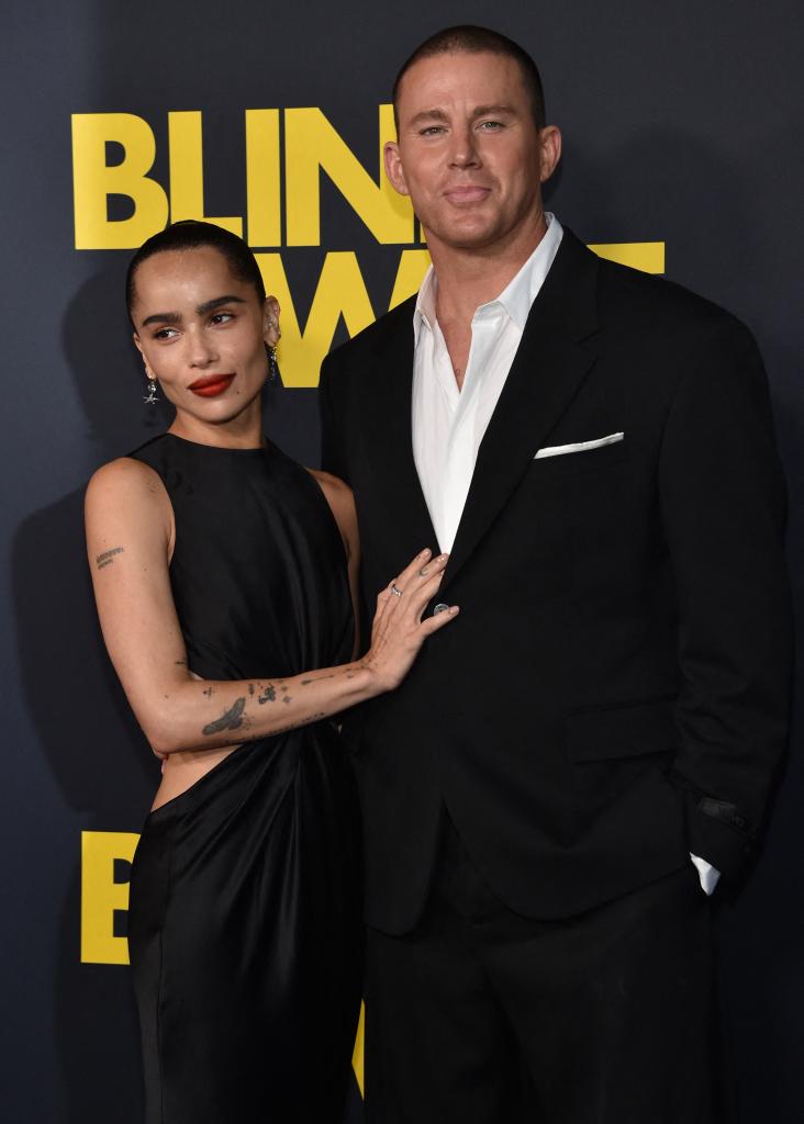Zoe Kravitz dan Channing Tatum saat red carpet 'Blink Twice'. (Foto: Getty Images)