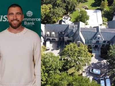 Rumah mewah Travis Kelce dibobol maling, uang ratusan juta rupiah raib (Foto: Instagram/killatrav dan DailyMail.com)