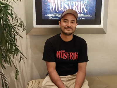 Cerita Marthino Lio Soal Keris Keramat di Film 'Dosa Musyrik'. (Foto: Agnes/Nyata)