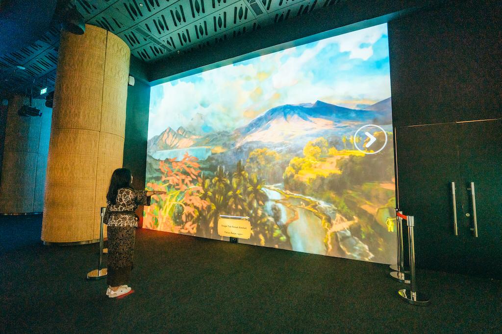Beberapa lukisan karya Basoeki Abdullah dalam pameran format digital. (Foto: Dok. Galeri Indonesia Kaya)