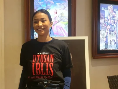 Shaarefa Daanish didapuk menjadi pemeran utama sebagai Olivia di film 'Urusan Iblis'. (Foto: Agnes/Nyata)
