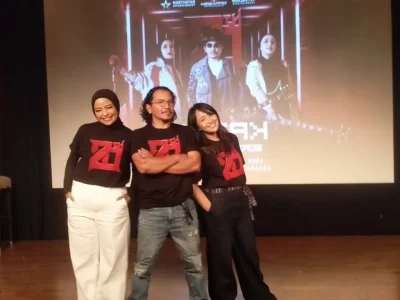 Tantri, Chua, dan Cella akan menggelar konser 'Dua Dekade Kotak'. (Foto: Bayu/Nyata)
