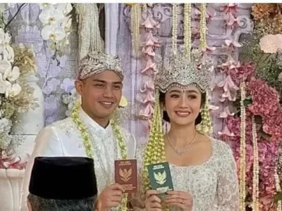 Febby Rastanty dan Drajad Djumantara resmi menikah. Foto : Instagram/puttri.febbiess