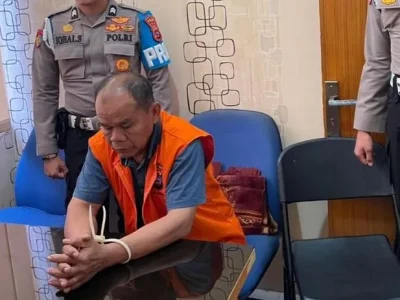 Kabag Ops Polres Solok Selatan, Dadang Iskandar saat diperiksa atas dugaan kasus polisi tembak polisi. Foto : Istimewa