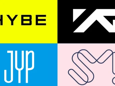 Skandal agensi Big 4 K-Pop. Foto: Dok. Kolase HYBE, YG, SM, JYP