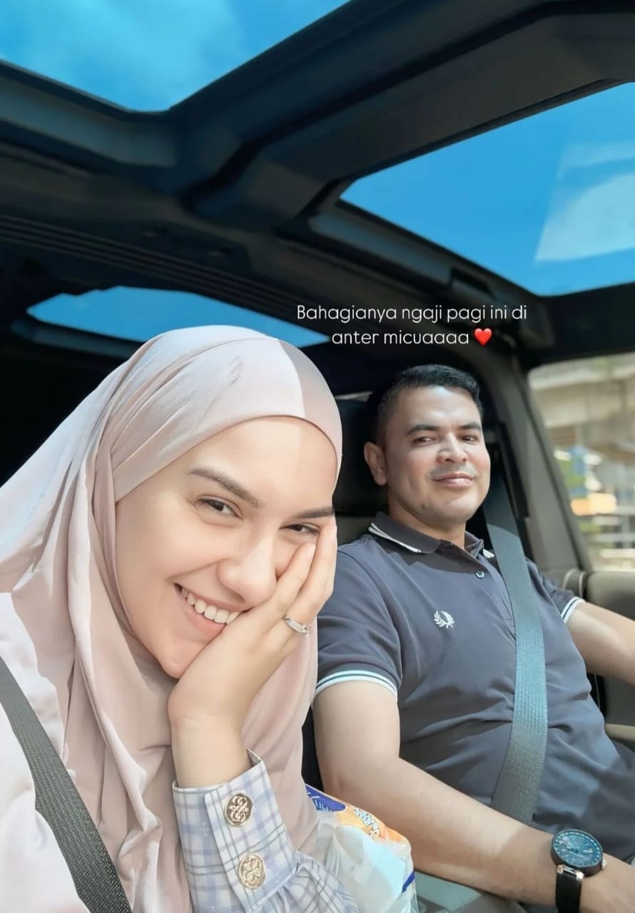 Kemesraan Irish dan Haldy. Foto: Dok. Instagram @irishbella.official