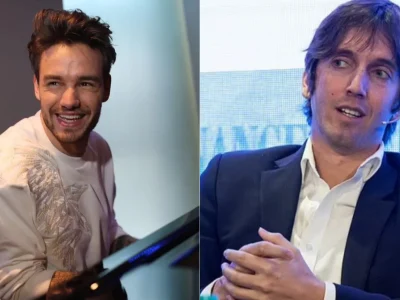 Teman mendiang Liam Payne, Rogelio 'Roger' Nores membantah jika dirinya ditangkap oleh polisi. Foto: Dok. Kolase X@LWTReports, Getty Images