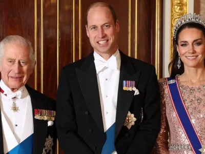 Raja Charles III, Pangeran William, dan Kate Middleton. Foto: Dok. X @RoyalFamily