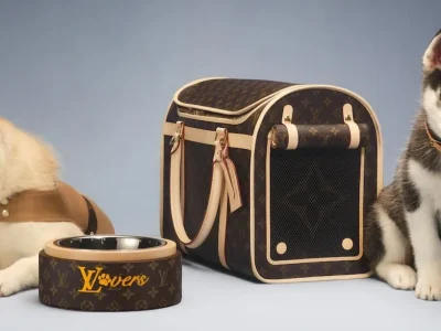 Brand Fashion ternama ini meluncurkan koleksi khusus anjing. Foto: Dok. Louis Vuitton