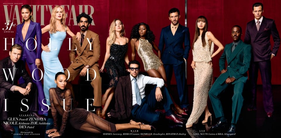 Cover majalah Vanity Fair yang dihiasi oleh 12 selebriti. Foto: Dok. Vanity Fair