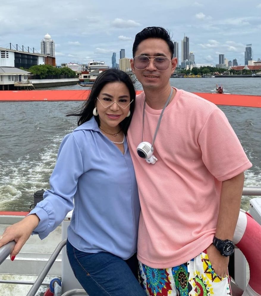 Anisa Bahar dan Edwin Bahari. Foto: Dok. Instagram @edwin.bahari
