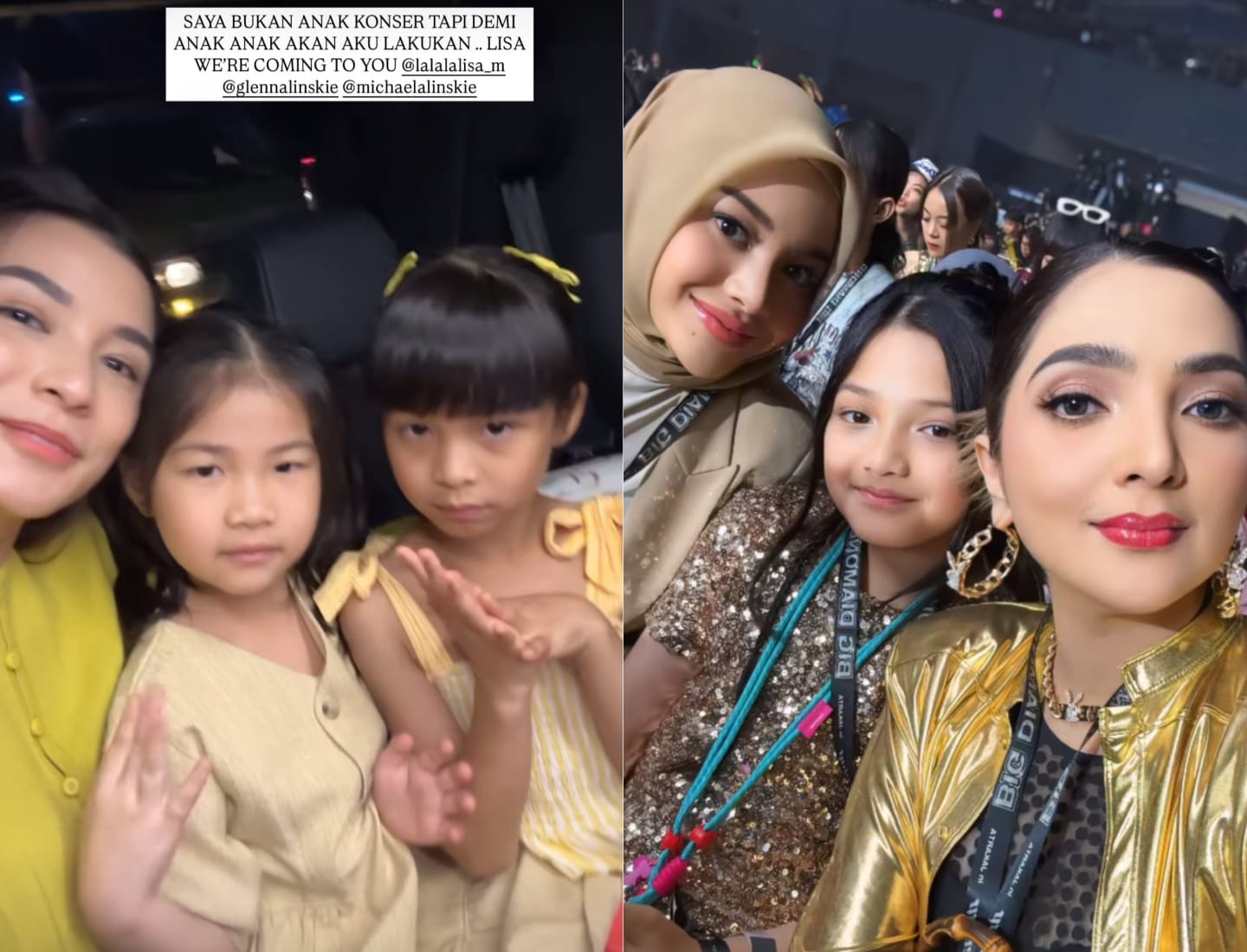 Chelsea Olivia dan Ashanty. Foto: Dok. Kolase Instagram @chelseaoliviaa