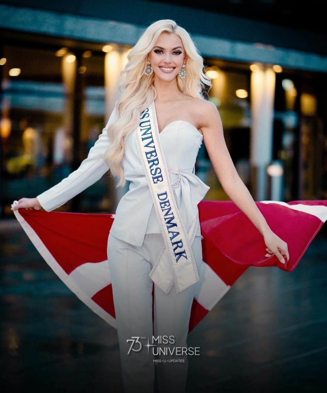 Terpilih menjadi Miss Universe Denmark 2024. Foto: Dok. Instagram @missdanmark.dk