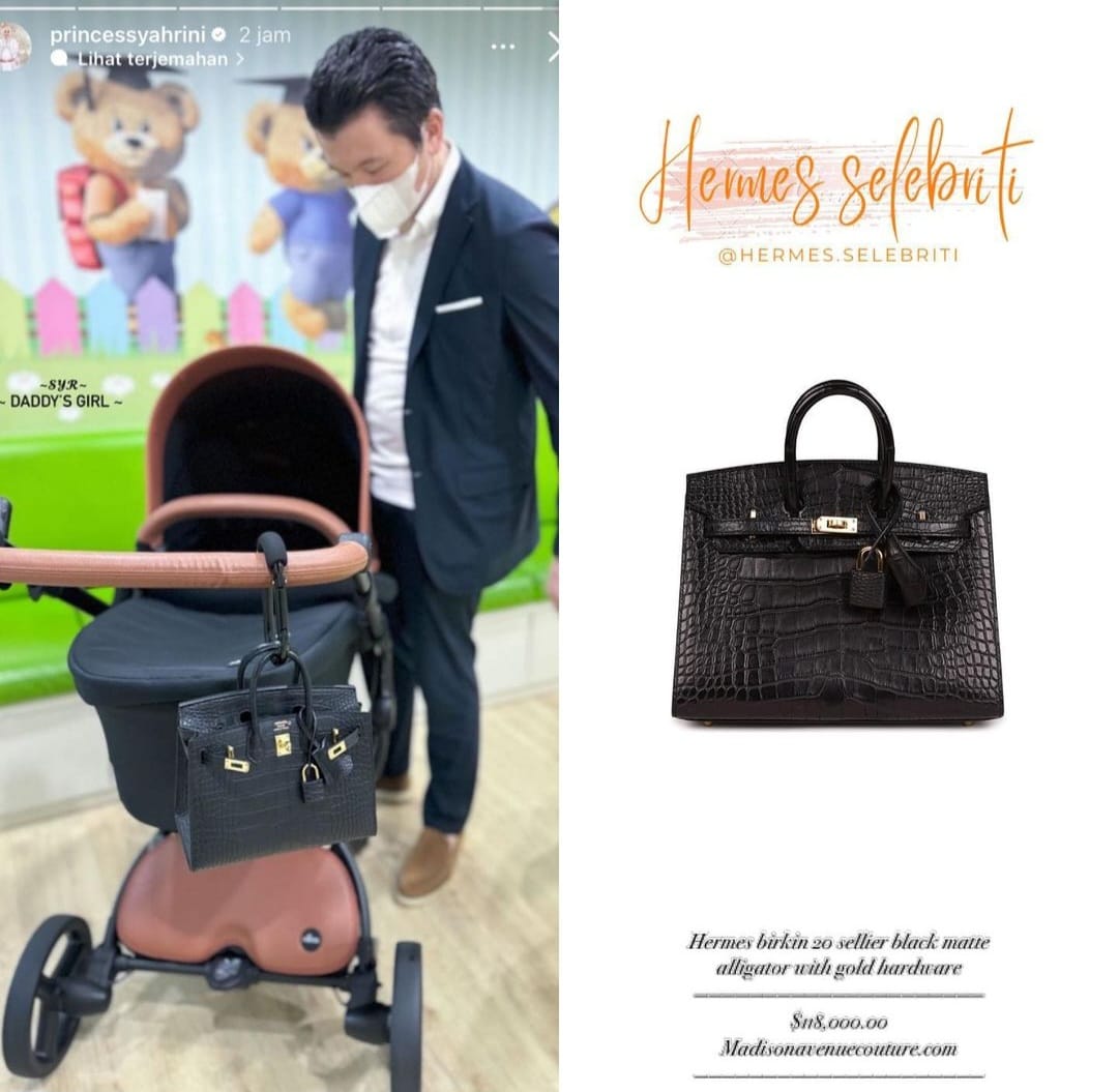 Tas seharga Rp 1 miliar. Foto: Dok. Instagram @hermes.selebriti