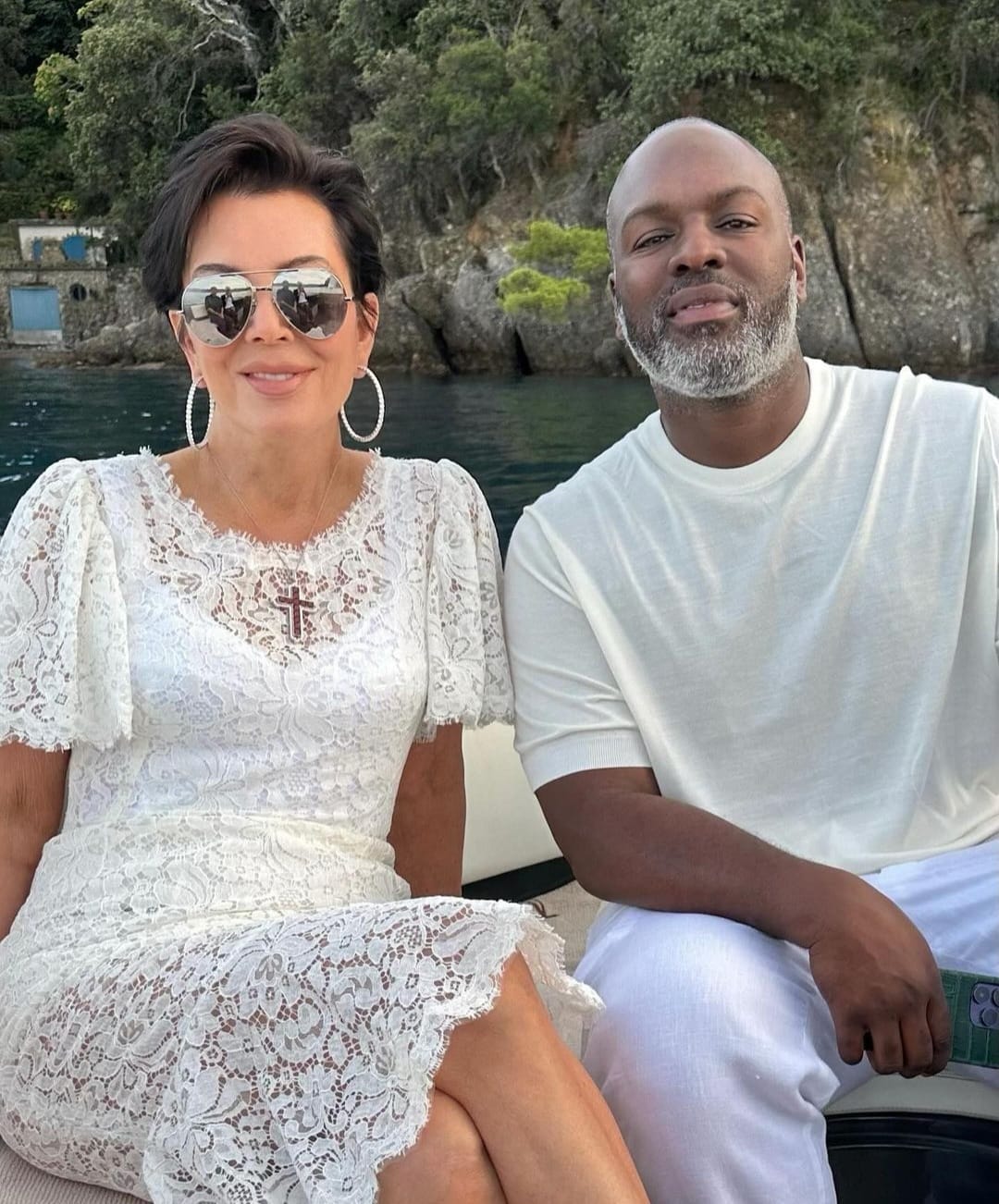 Kris Jenner dan Corey Gamble. Foto: Dok. Instagram @krisjenner