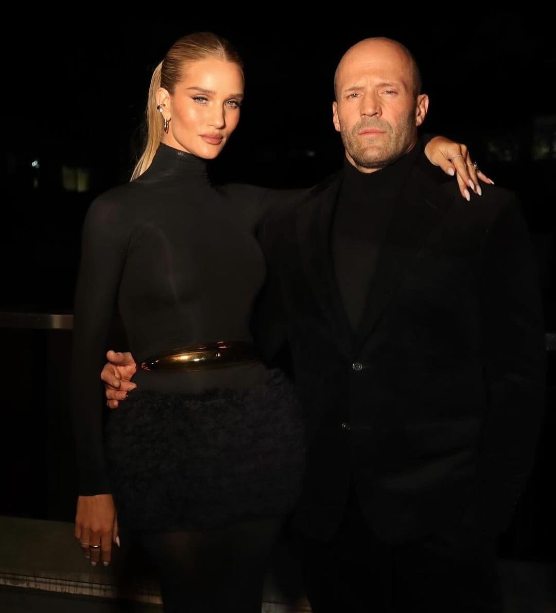 Jason Statham dan Rosie Huntington Whiteley. Foto: Dok. Instagram @jasonstatham