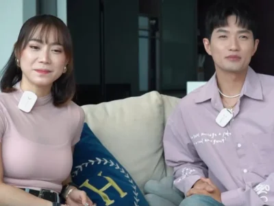 Lee Jeong Hoon dan Moa Aeim di podcast Melaney Ricardo. Foto: Dok. YouTube Melaney Ricardo