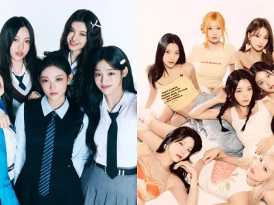 Tiga girl group K-Pop keluar agensi pada waktu bersamaan. Foto: Dok. Kolase X @NewJeans_ADOR, @realfromis_9