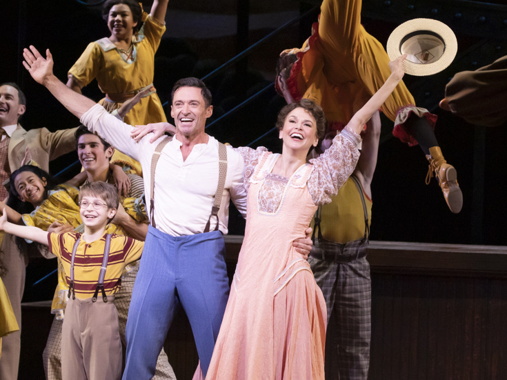 Penampilan Hugh Jackman dan Sutton Foster di Broadway (Foto: Julieta Cervantes)