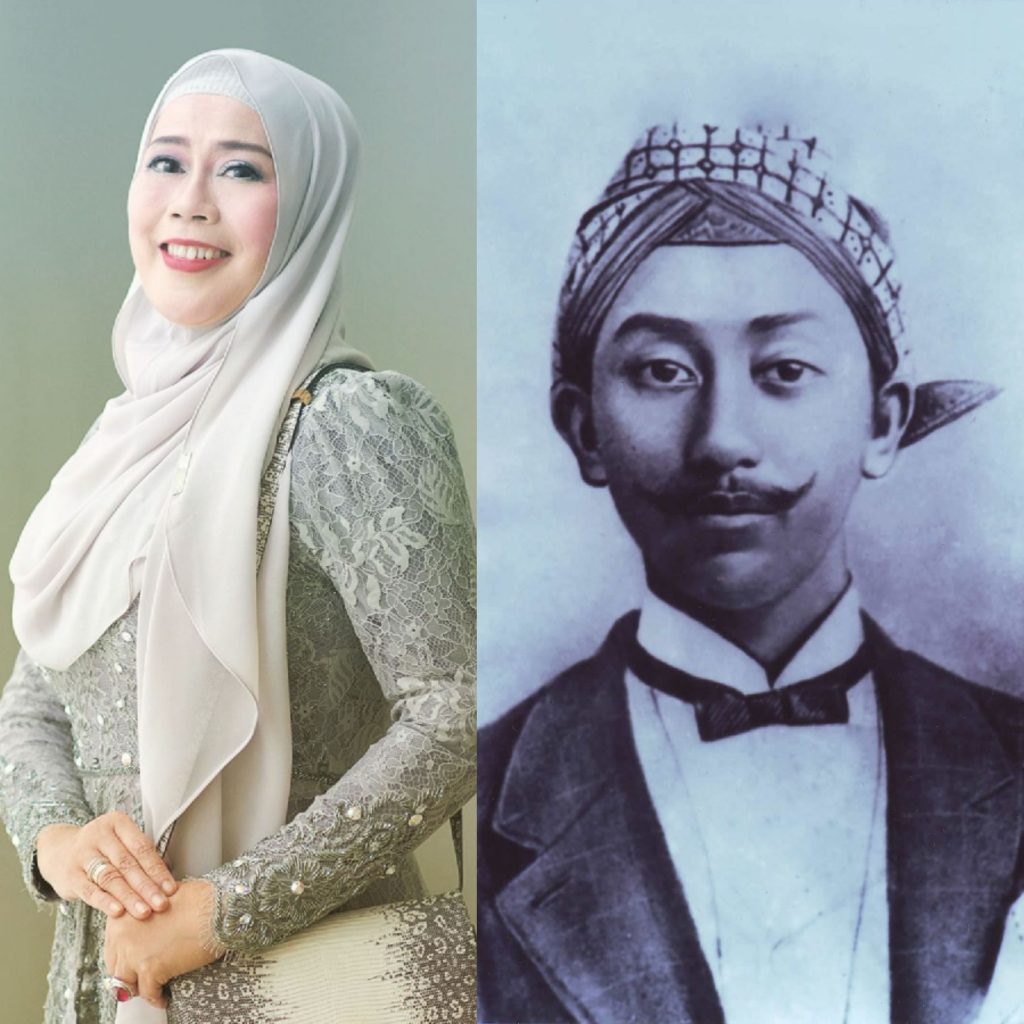 Dewi Yull cicit dari RM Tirto Adhi Soerjo (Foto: Instagram/dewiyullofficial dan Wikipedia)
