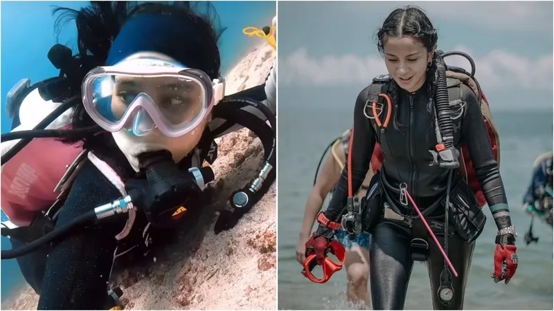 Artis Indonesia Hobi Diving, Ada yang Sampai Hampir Mati