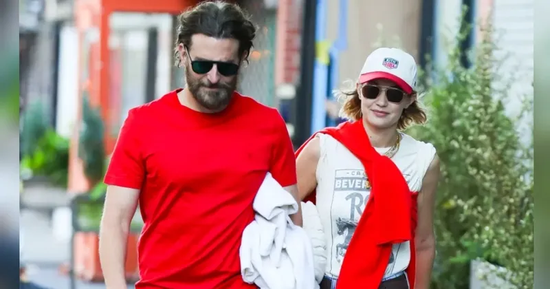 Gaya Kencan Merah Putih Ala Gigi Hadid dan Bradley Cooper