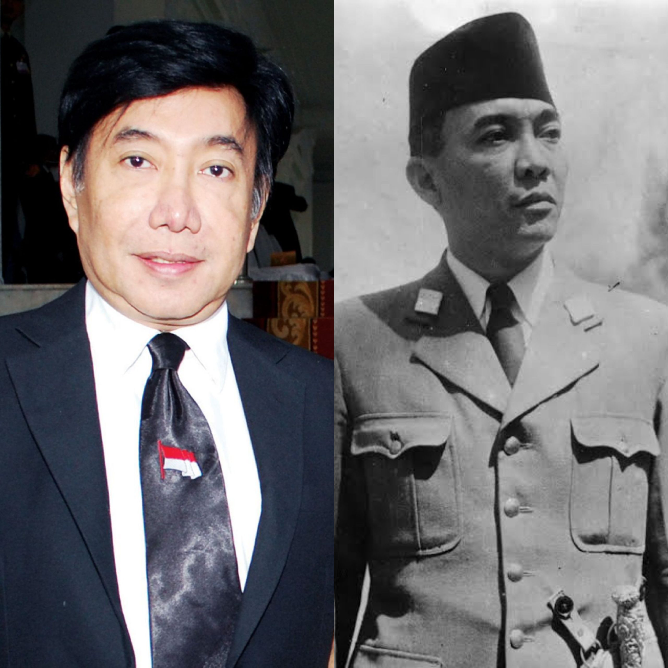 Guruh Soekarno, anak bungsu dari Ir. Soekarno dan Fatmawati (Foto: Tatler Asia dan Wikipedia)