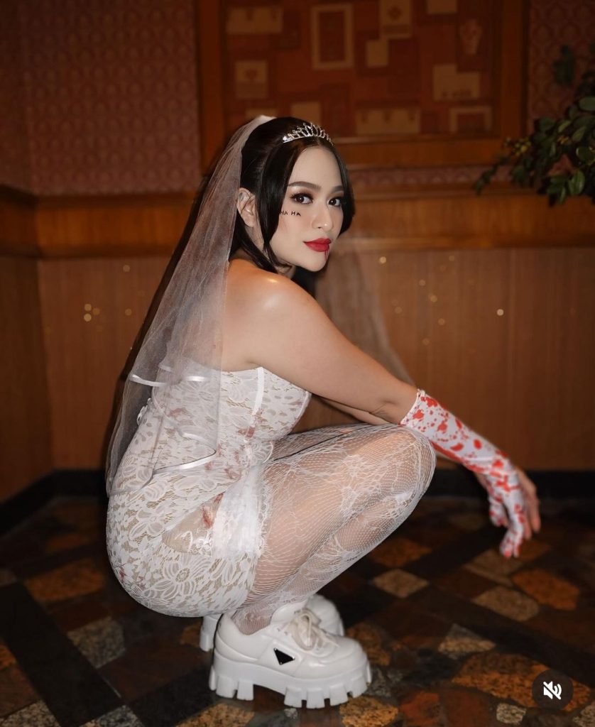 Nathalie Holscher menjadi pengantin berdarah (Foto: Instagram/nathalieholsher)
