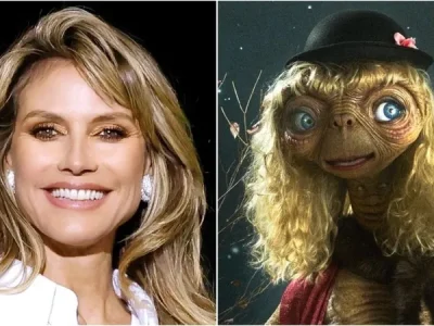 Heidi Klum menjadi E.T dalam Halloween 2024 (Foto: Instagram/heidiklum)