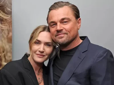 Leonardo DiCaprio cium Kate Winslet di pemutaran spesial 'Lee' (Foto: Getty Images)
