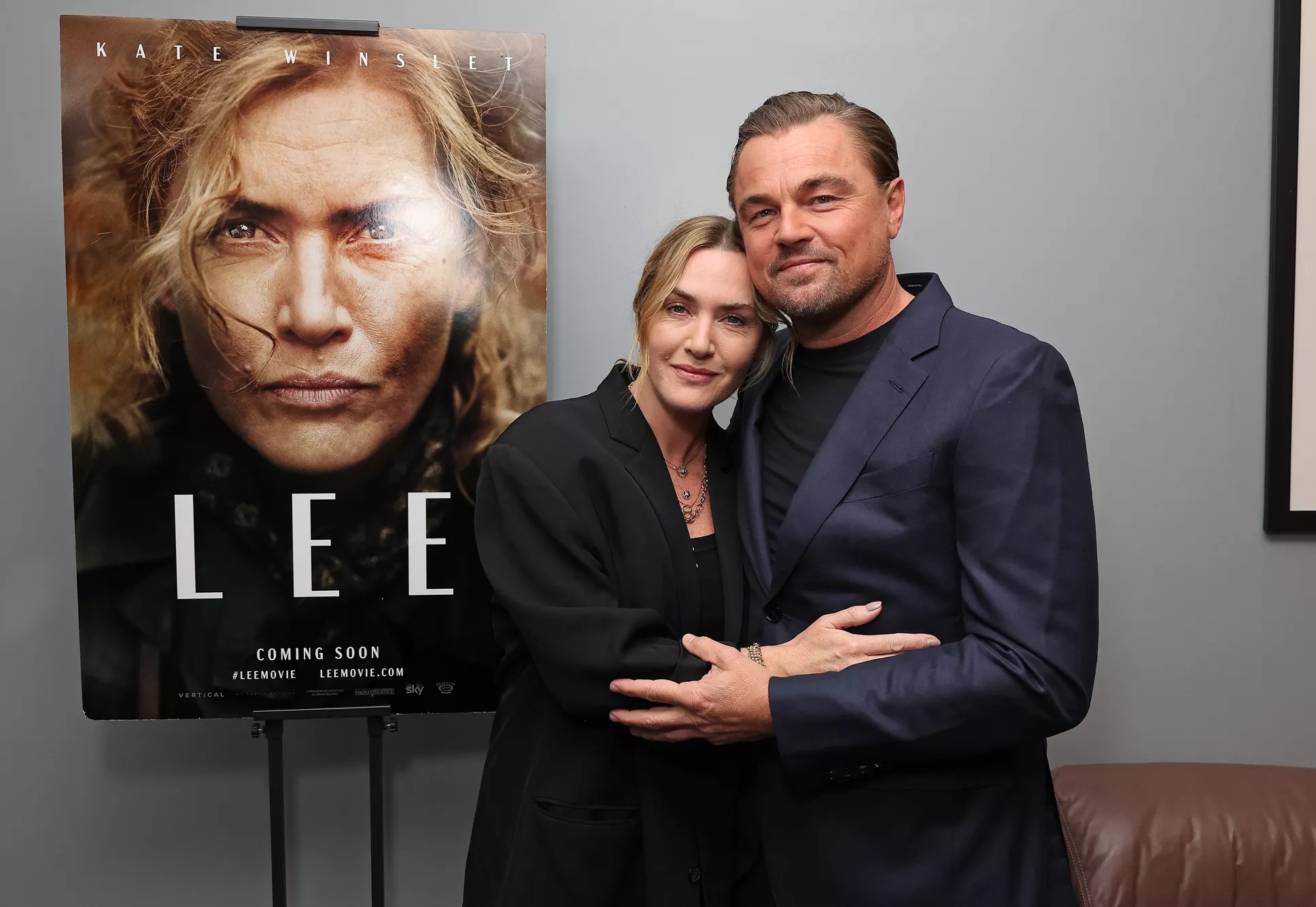 Leo dan Kate saat menghadiri pemutaran spesial film 'Lee' (Foto: Getty Images)