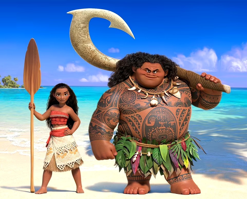 Ther Rock perankan Maui dari film pertama 2016 (Foto: Disney)