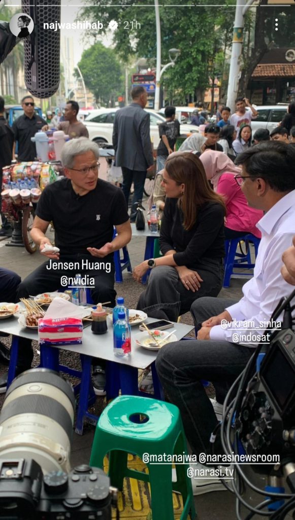 Najwa Shihab bagi momen makan gultik bersama CEO terkemuka (Foto: Instagram/najwashihab)