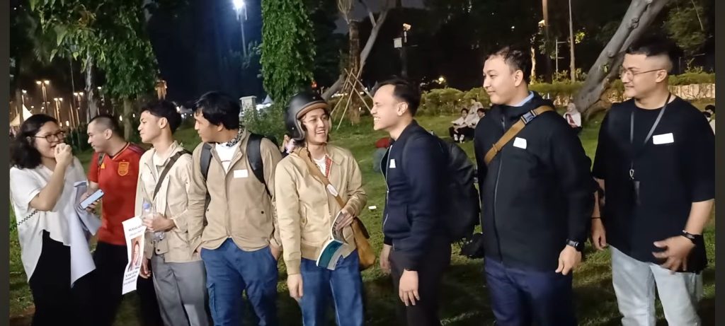 Kemeriahan lomba mirip aktor yang diadakan di GBK, Jakarta (Foto: X/HabisNontonFilm)