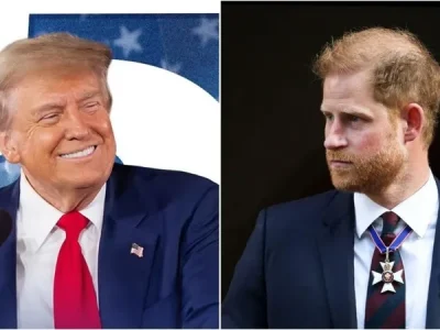 Pangeran Harry (kanan) harus siap dideportasi oleh Donald Trump (Foto: Instagram/realdonaldtrump, sussexroyal_life)