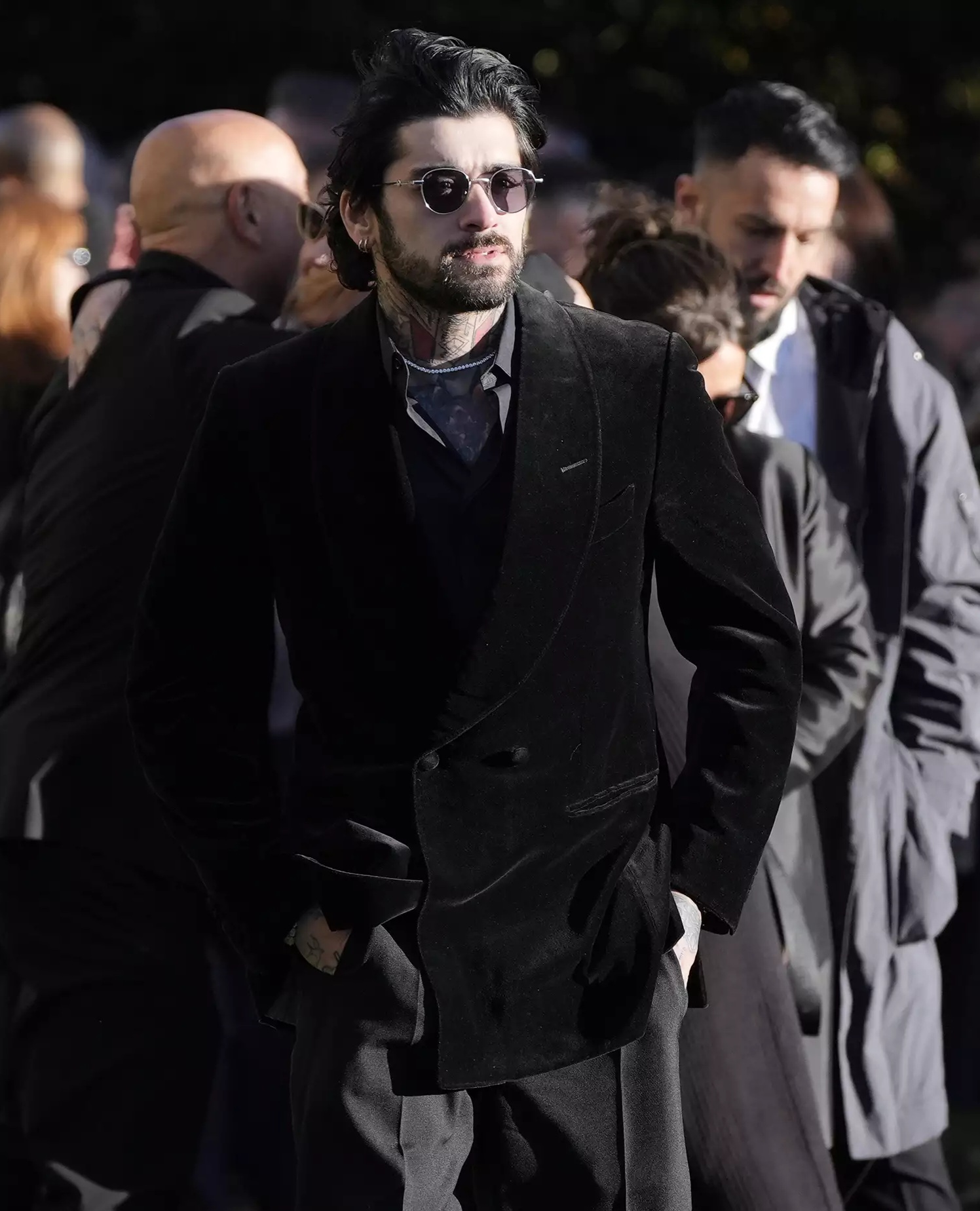 Zayn Malik menghadiri pemakaman (Foto: Getty Images)
