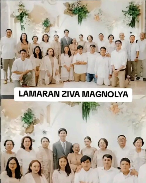 Foto pertunangan Ziva dengan pria inisial K (Foto: X/cipeteee)