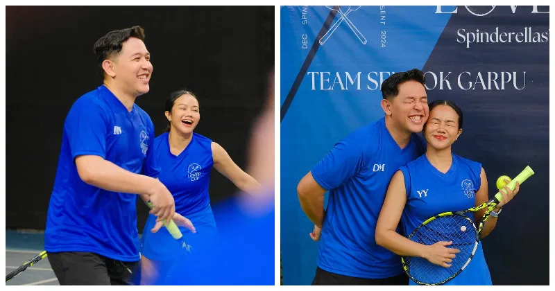 Rayakan Ultah Pernikahan, Yura Yunita dan Donne Maulana Ikut Turnamen Tenis