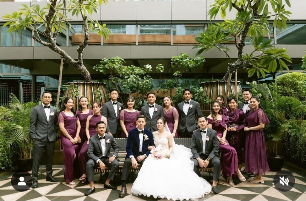 Foto bersama bridesmaid (Foto: Instagram/rianardianto)