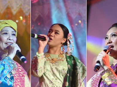 Tiga generasi persembahkan pertunjukan Badendang Basamo untuk Almarhumah Elly Kasim. (Foto: Dok. Galeri Indonesia Kaya)