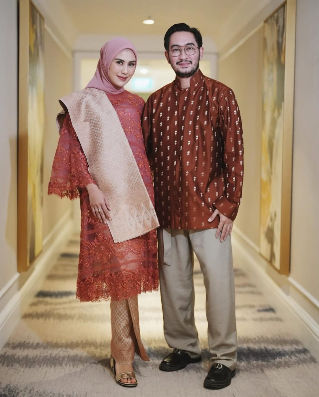 Syahnaz Sadiqah dan Jeje Govinda. Foto: Dok. Instagram @syahnazs