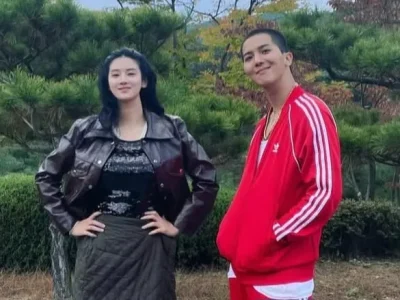 Mino Winner dan aktris Park Ju Hyun dirumorkan pacaran. Foto: Dok. Instagram @charmgirl_1005