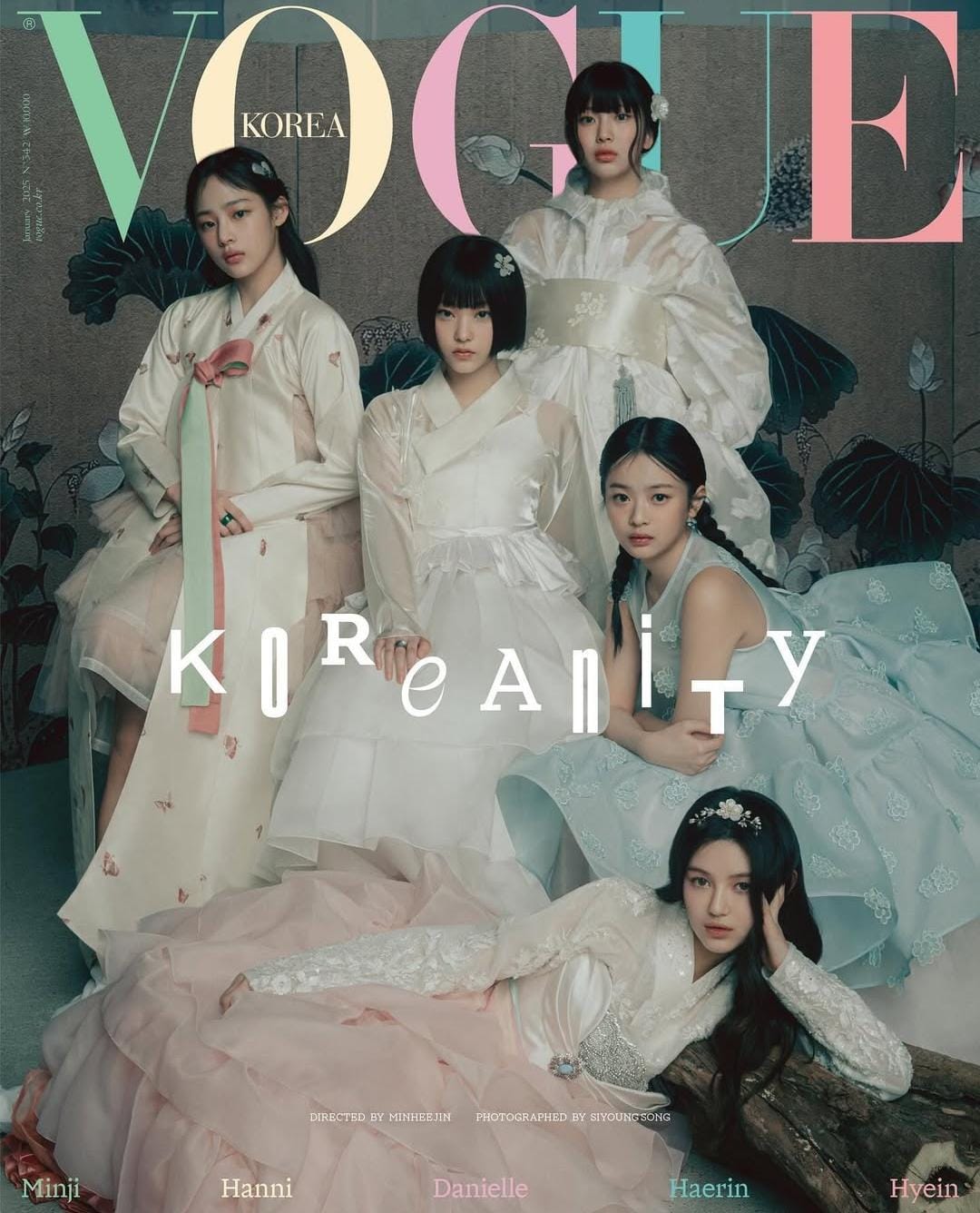 NewJeans untuk cover Vogue Korea edisi Januari 2025. Foto: Dok. Instagram @voguekorea