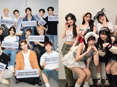 Deretan konser Kpop terlaris tahun 2024. Foto: Dok. Kolase X @pledis_17, @IVEstarship